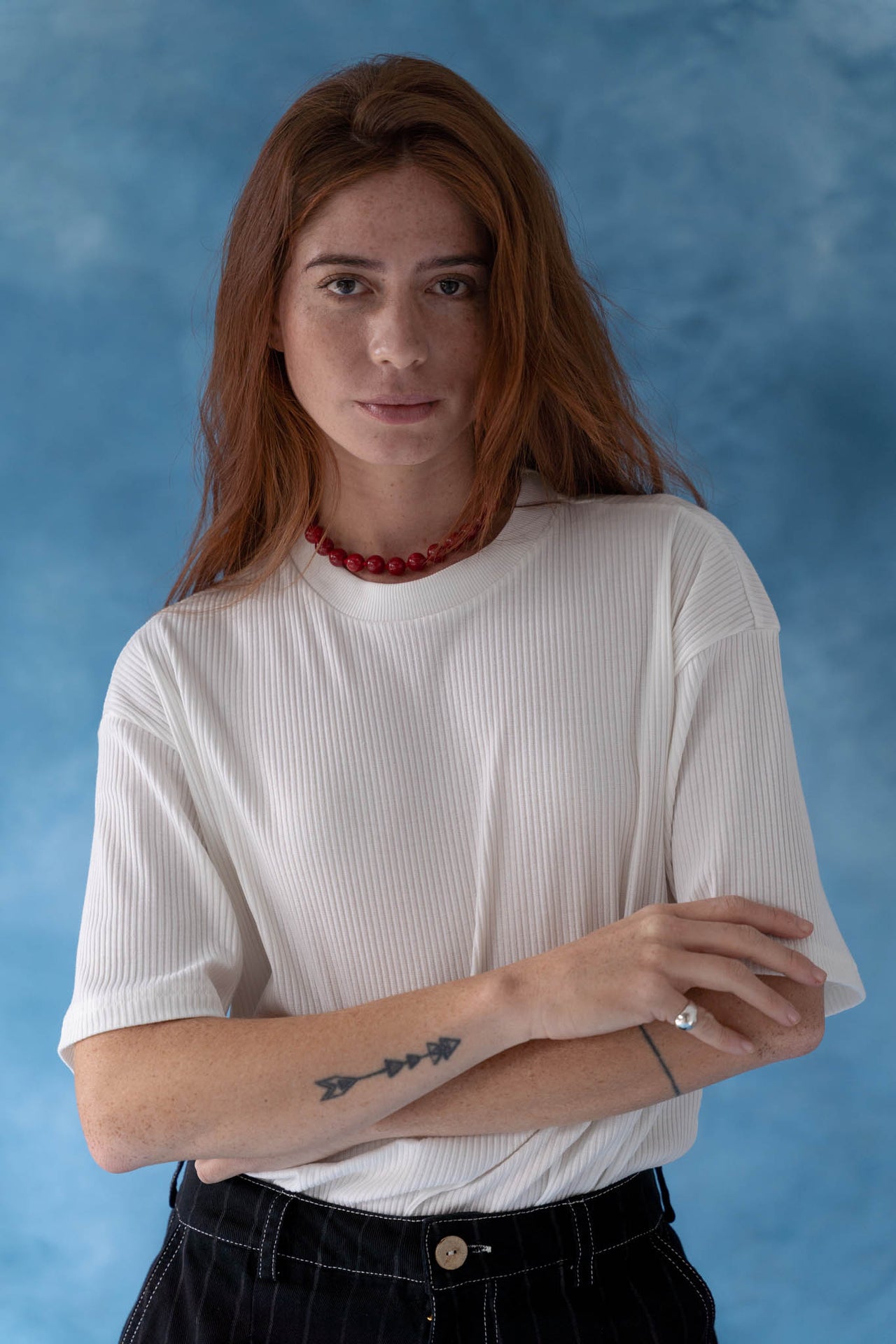 Camiseta rib Marea Crudo