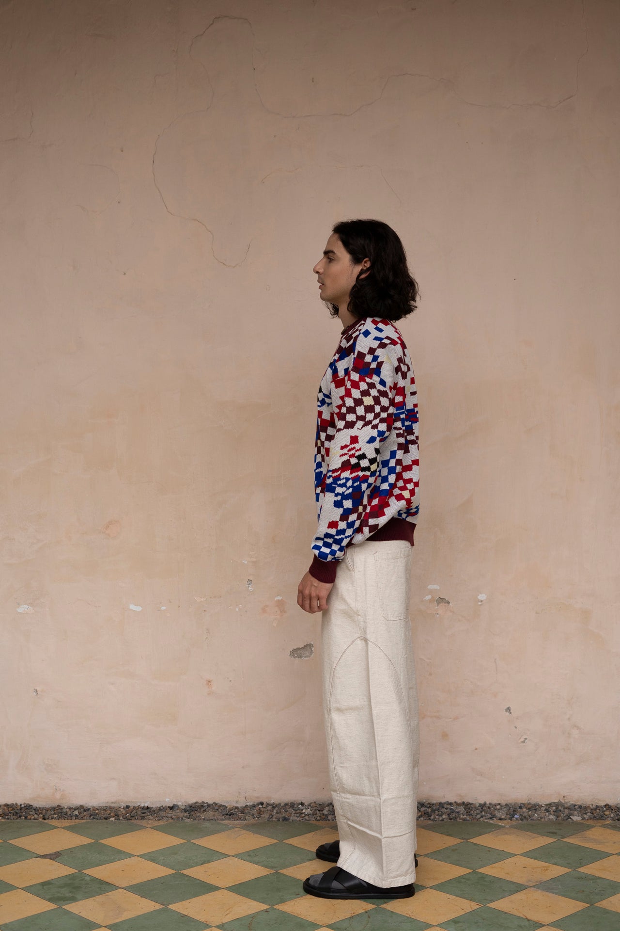 Sweater tejido Cosmos blanco