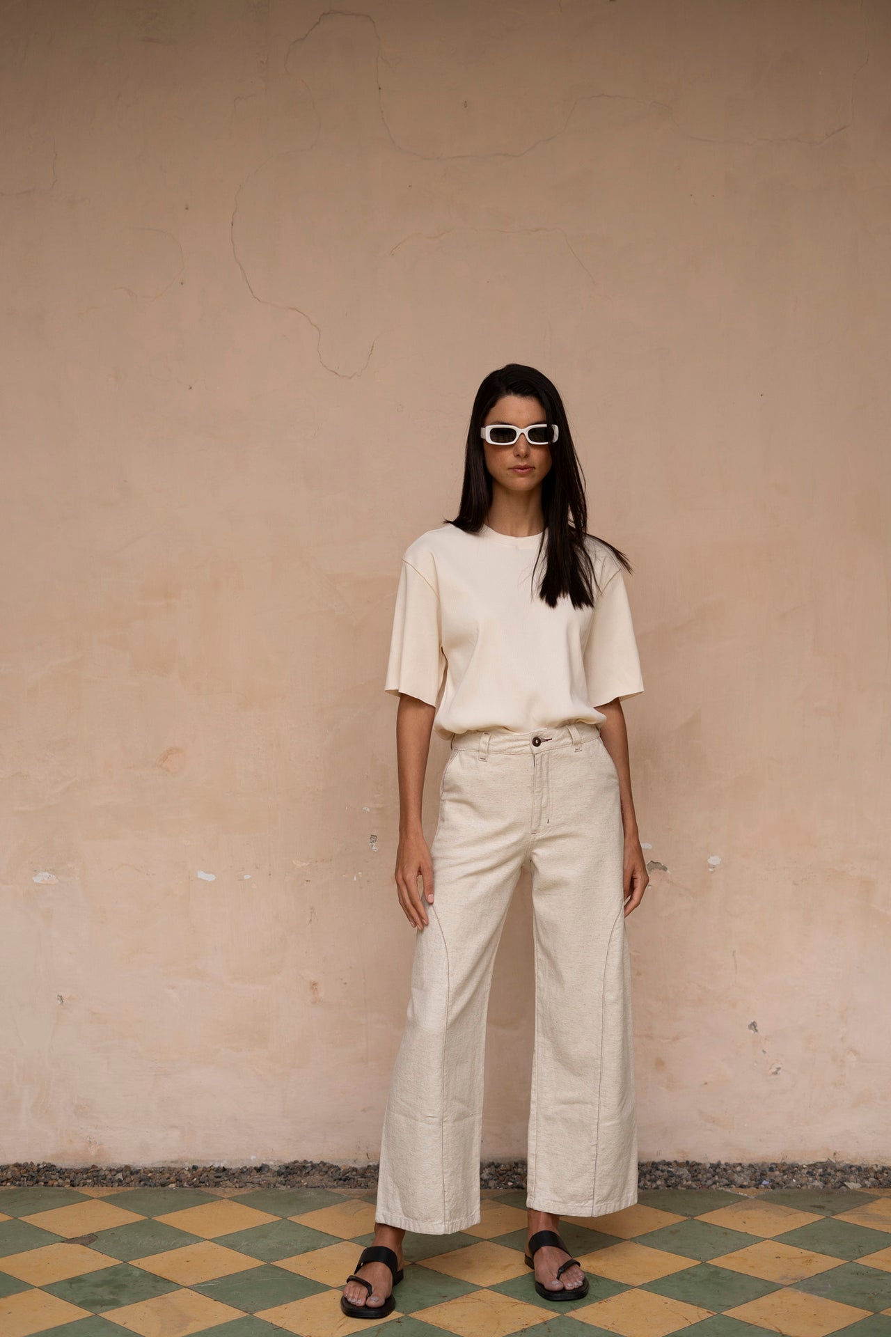 Pantalón senderos crudo