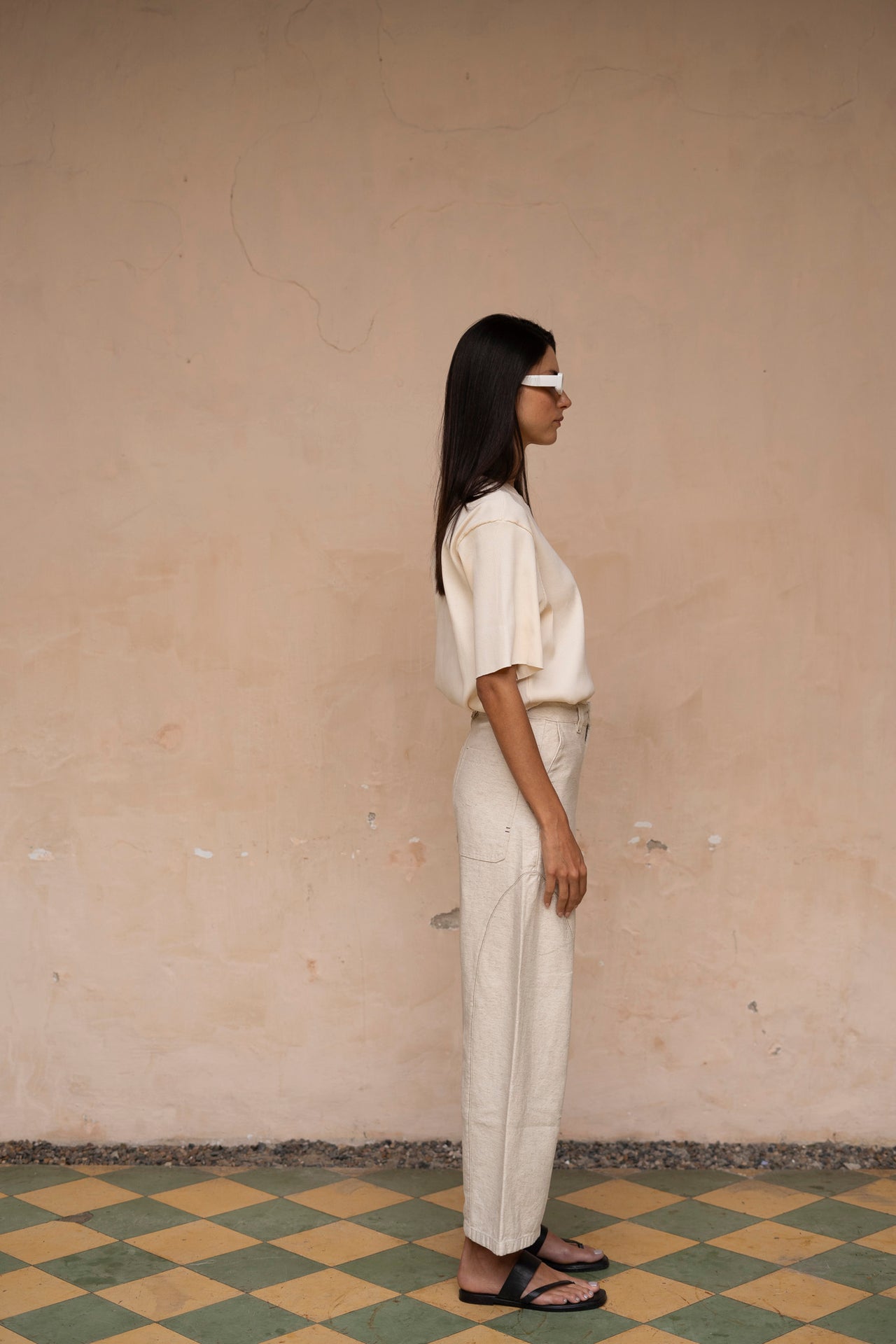 Pantalón senderos crudo